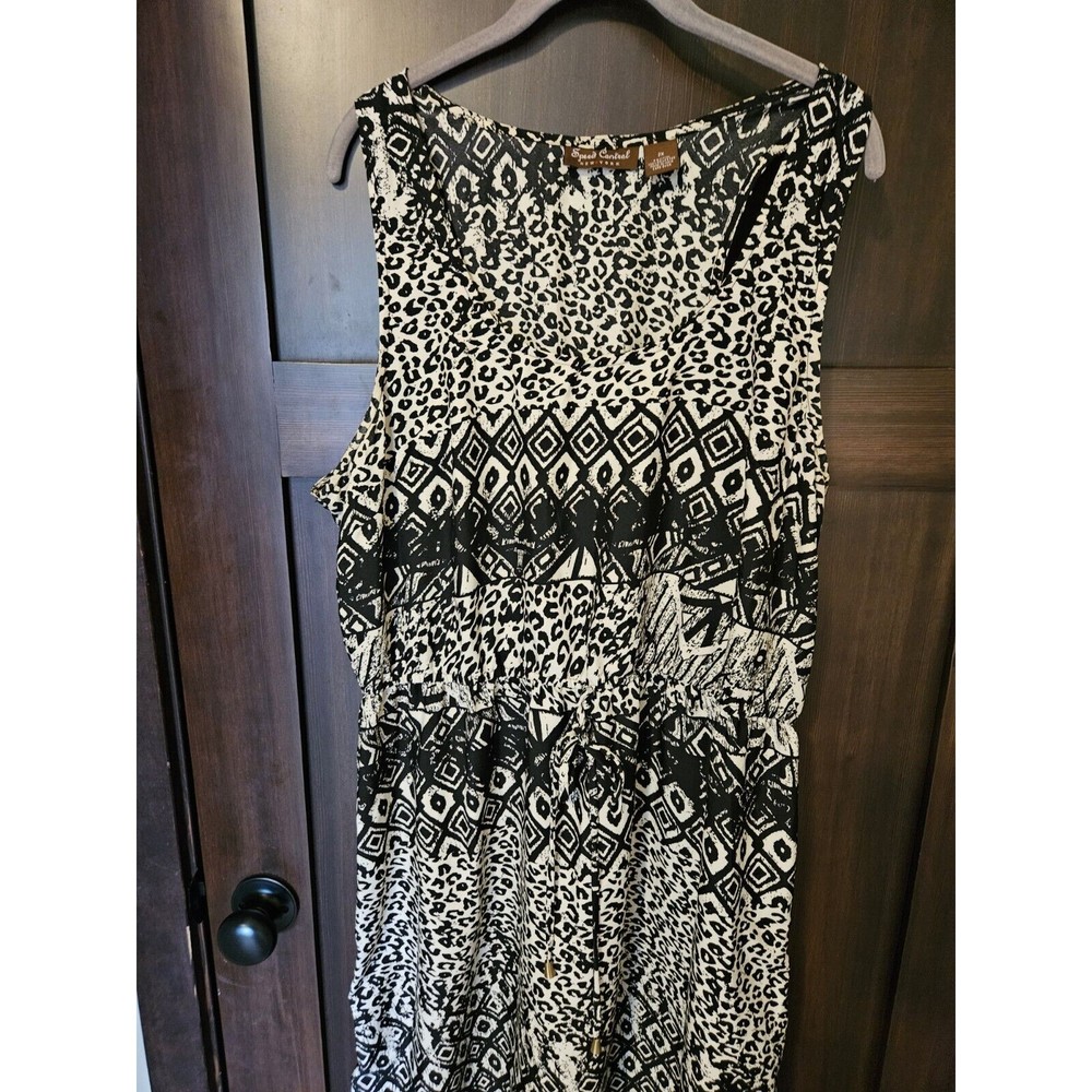 Euc Women's Plus Geometric Pattern Lightweight Ma… - image 3